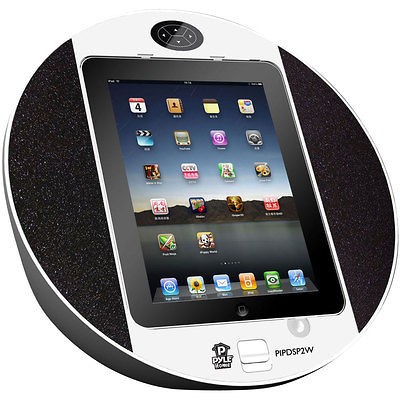 PYLE iPod/iPhone iPad Touch Screen Dock with Built In FM Radio/Alarm 