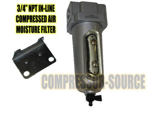 COMPRESSED AIR LINE MOISTURE & WATER FILTER TRAP