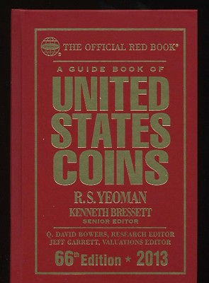 2013 RED BOOK UNITED STATES COINS HARD COVER