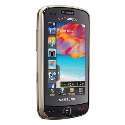Verizon Samsung U960 Rogue 3G Touch Cell Phone Brown/Dark Grey Used