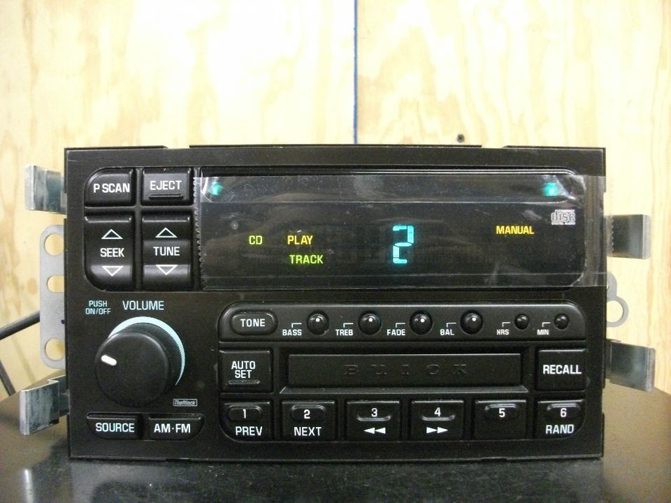 Delco GM Buick LeSabre 00 01 factory AM/FM CD player radio 09375474
