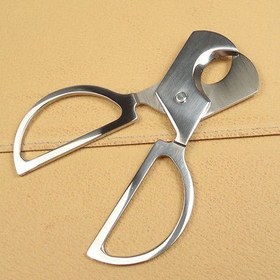 NEW Stainless Steel Cigar Cutters Scissors Good Quality XJ02