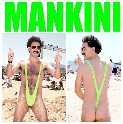 Seksy Borat Mankini Swimsuit Costume   I LIKE.HIGH FIVE 