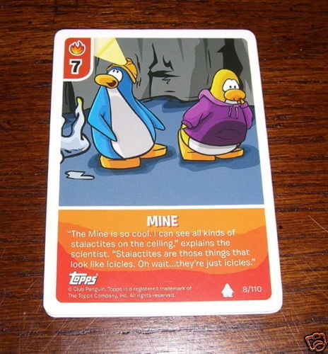 Topps Disney CLUB PENGUIN Power Card Jitsu Card # 9 Penguin Band 49/68