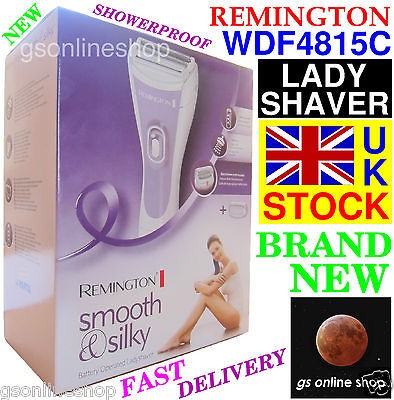 NEW REMINGTON WDF4815C LADY SHAVER SMOOTH SILKY WET DRY USE + BAG 