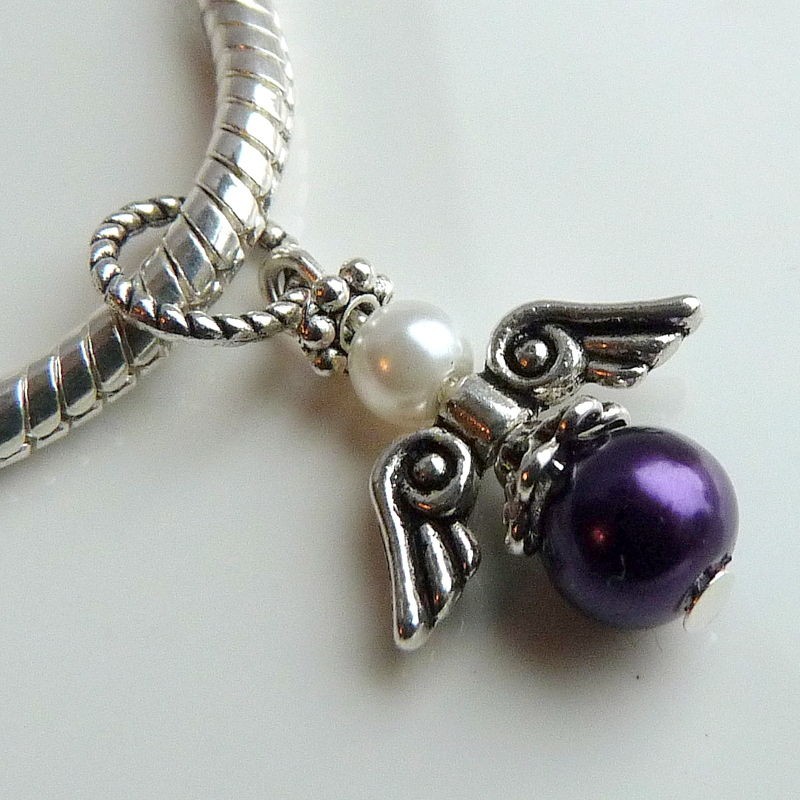 pandora purple charms in Fashion Jewelry