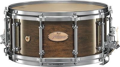 Pearl Philharmonic Snare Drum Concert Drums Walnut 14 X 6.5 Inch