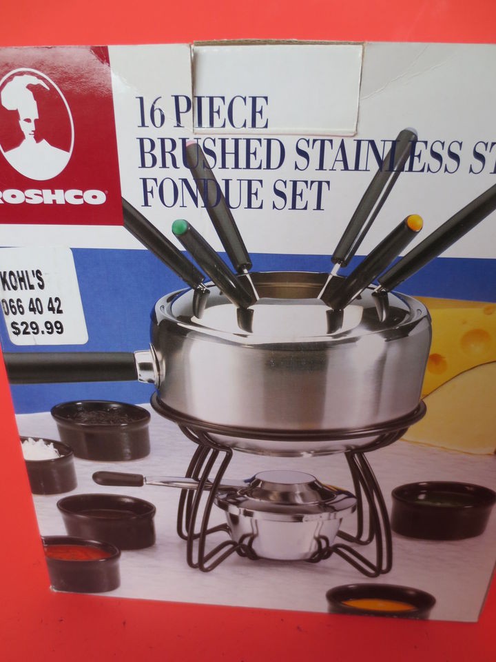 fondue set roshco