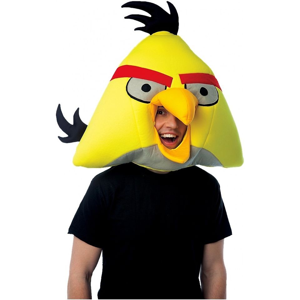 Fabric Mask Angry Birds Adult Video Game Halloween Costume Accessory.