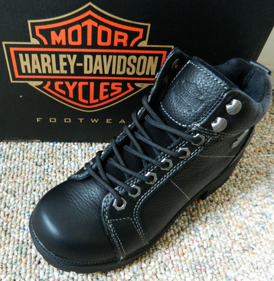 Harley Davidson Tyler Black D84280 womens boots New in Box