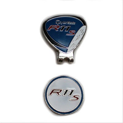 NEW TAYLORMADE BLUE MAGNETIC BALL MARKER HAT CLIP R11s