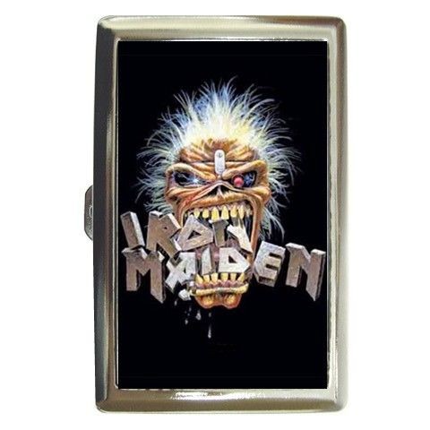 New Cigarette Money Case Iron Maiden Metal Rock CMC048