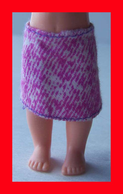 KELLY BARBIE KID SISTER DOLL CLOTHES CLOTHING FASHION OUTFIT PURPLE 