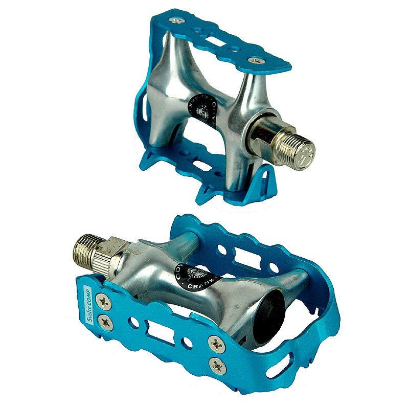   BMX Bike Pedals 9/16 Inch Blue BMX Pedals Svelte Odyssey Cage Pedals