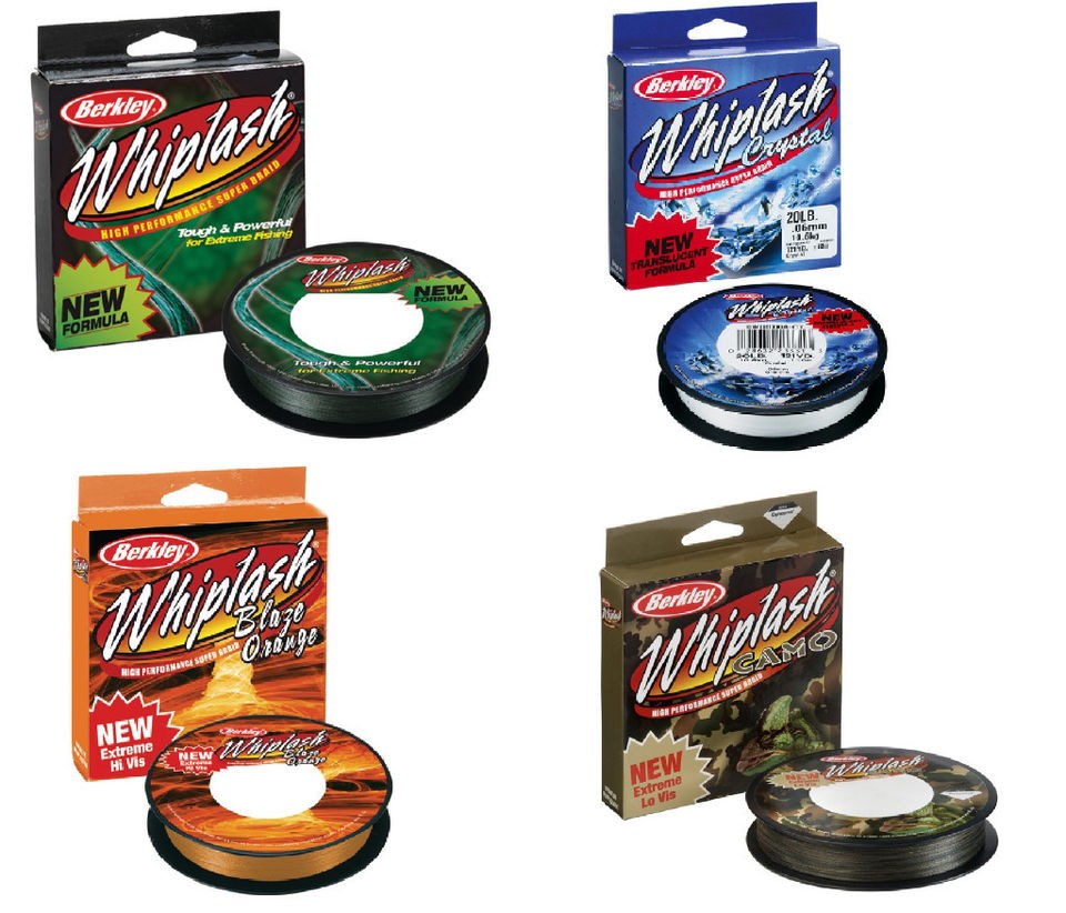 Berkley Whiplash Braid 300yd Spool 20 100lb All Colours