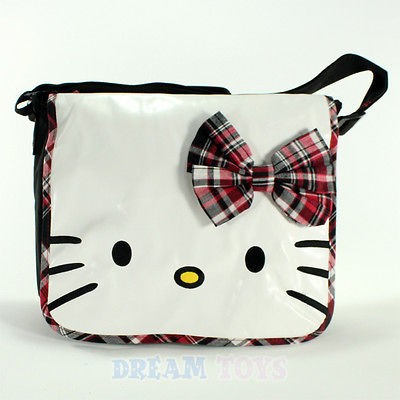 Sanrio Hello Kitty Faux Leather Large Messenger Bag   Backpack Girls 