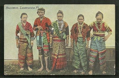Bagobo man Women Costume Mindanao Philippines ca 1910
