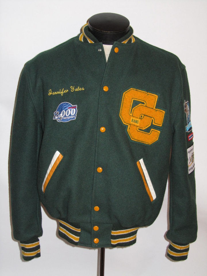   MARCHING BAND WOOL VARSITY JACKET PATCHES MADE IN USA BY NEFF M
