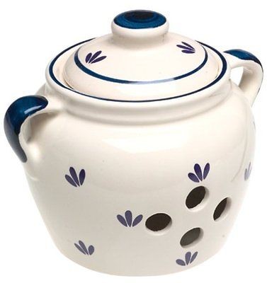 NEW Norpro 5 Inch Ceramic Garlic Keeper