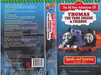 THOMAS THE TANK ENGINE SPOOKS AND SURPRISES VHS VIDEO PAL A RARE FIND