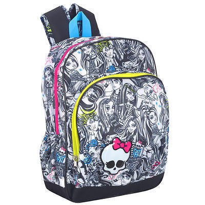MONSTER HIGH PARTY MONSTERS BACK TO SCHOOL BACKPACK BOOK BAG NWT 2012