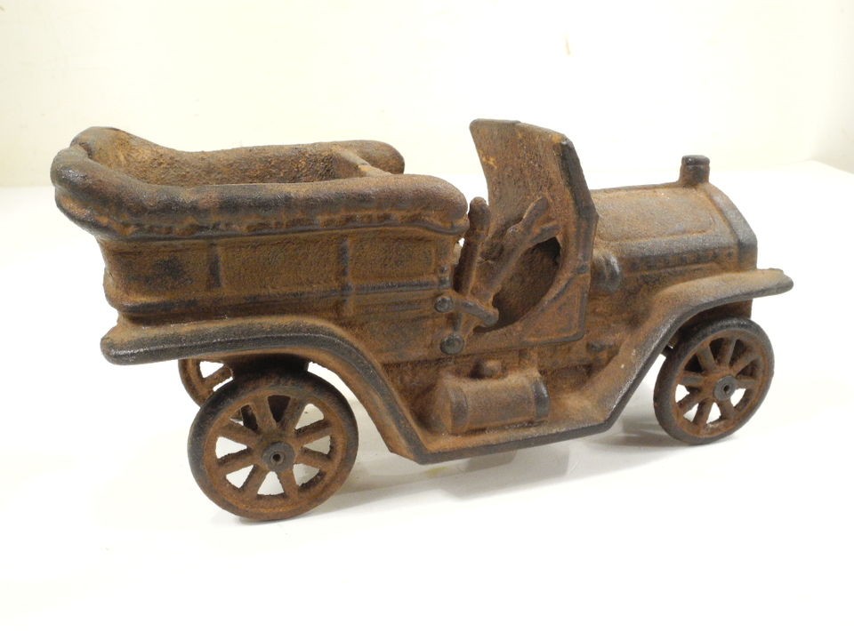   Model T ? Cast Iron metal car Toy Touring car Vintage Repop