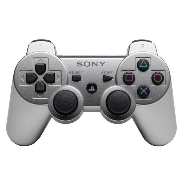   SONY PS3 Dualshock 3 Wireless Controller Dual Shock SILVER NEW