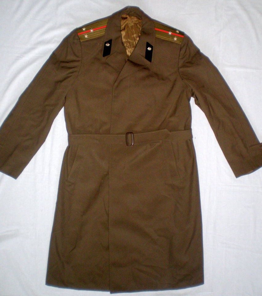 Vintage Russian Soviet Military Army Officer Uniform Cloak Cape Coat L 
