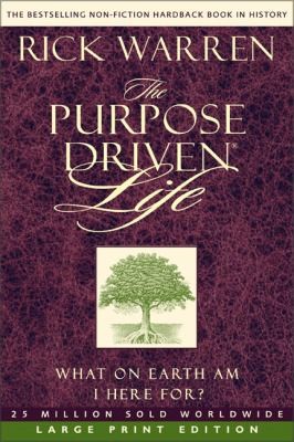   Purpose Driven Life by Rick Warren 2003, Paperback, Large Type