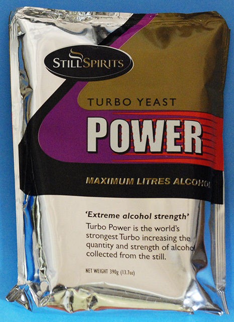 Package of Still Spirits Power Turbo Yeast 23% alcohol