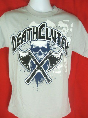 Death Clutch AXES Silver UFC T shirt NEW MMA