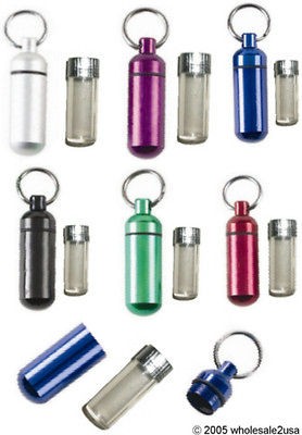 12 Color Geocaching Anodized Metal ID/ Tag Holders GPS