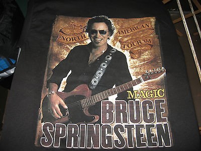Bruce Springsteen 2008 Tour T Shirt Medium