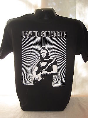 David Gilmour Guitarist Pink Floyd T Shirt Tee English Band Music New 