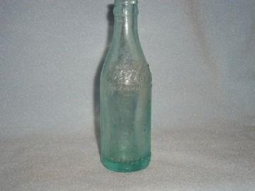 Vintage Coca Cola AQUA straight side bottle Norfolk, Virginia