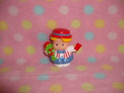 FISHER PRICE LITTLE PEOPLE DOLLHOUSE CARNIVAL EDDIE & FREDDY FROG CUTE 