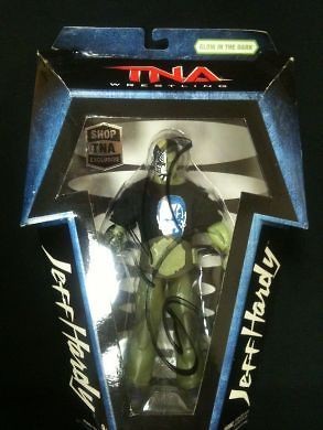 TNA Glow in the Dark Jeff Hardy Limited Edition Figure Autographed by 