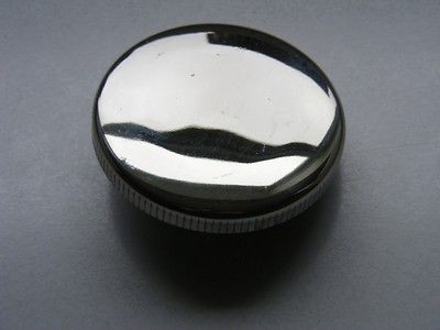 Two Stainless Steel Fuel Caps for Vintage Whizzer Bikes  