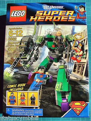 Lego DC Universe Super Heroes, Superman, Factory Sealed, Wonder Woman 