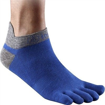 Injinji socks LightWeight Performance Toe sock no show blue 1pair