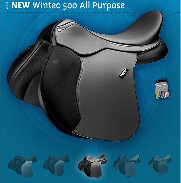 2011 NEW Wintec 500 All Purpose Saddle   17.0 Black CAIR