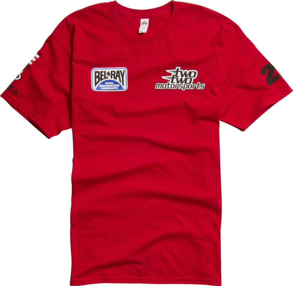 Shift Racing Chad Reed Team Two Two Motorsports Replica Tee Red Adult 