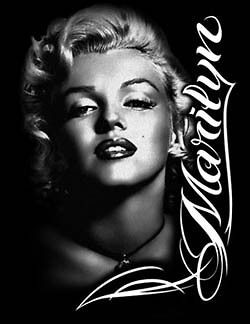 Marilyn Monroe T Shirt Portrait Pose Profile Tee Marilyn Shirt