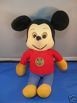 vintage plush mickey mouse club doll  49