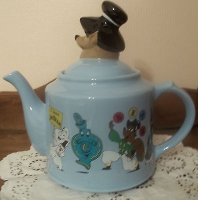 blue jim beam 1995 iajbbsc wade teapot 