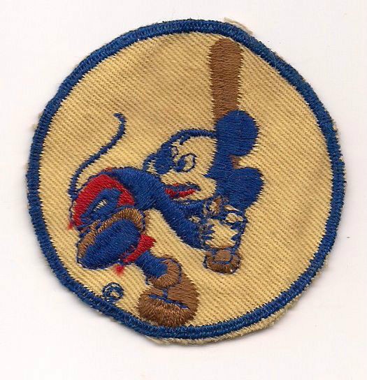 Vintage Original WWII Disney Mickey Mouse Baseball Squadron Bomber 