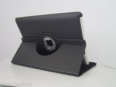 360 Degree Rotating Leather Smart Cover Case Stand For iPad 2/3/4 new 