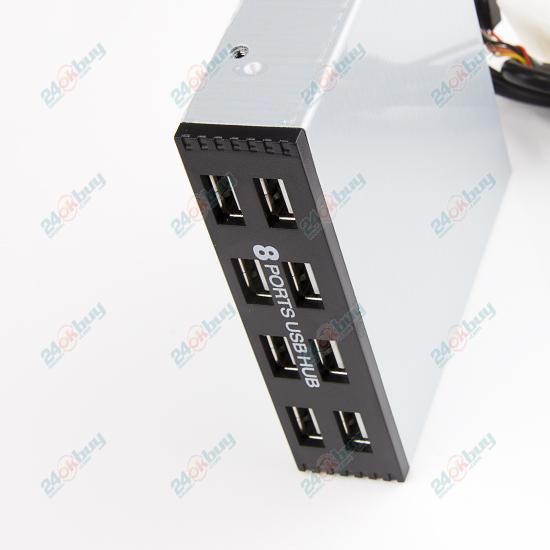 USB 2.0 8 Port USB HUB for Floppy Drive Front Panel 