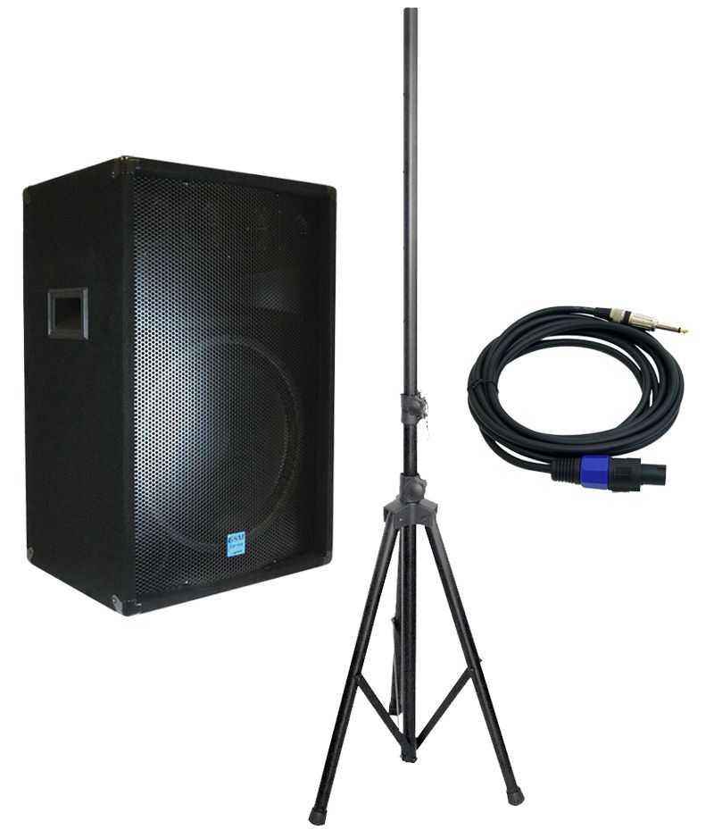 NEW GEMINI GSM 1585 PRO AUDIO DJ 700W 15 PA 3 WAY SPEAKER, TRIPOD 