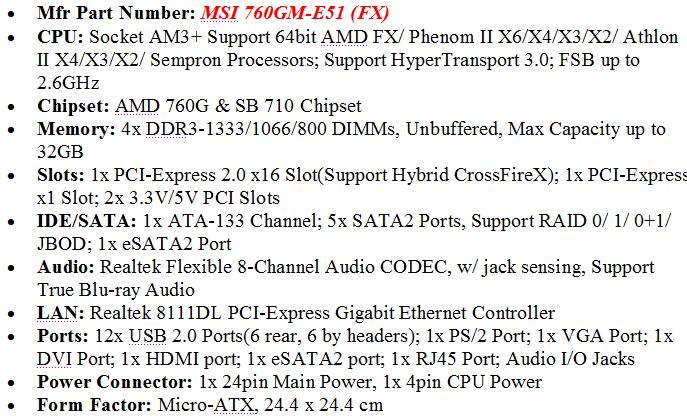 AMD Bulldozer FX 4170 4 2GHz Custom BAREBONES System New PC